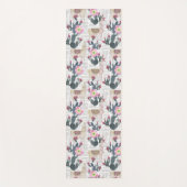 Tapis De Yoga Motif de cactus d'aquarelle (Devant)