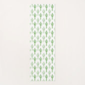 Tapis De Yoga Motif de cactus d'aquarelle (Devant)