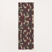 Tapis De Yoga Motif de camouflage militaire Abstrait (Dos)