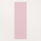 Tapis De Yoga Motif de couleur fleurie monogramme pastel girly (Dos)