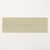 Tapis De Yoga Motif de dentelle blanche (Devant (Horizontal))