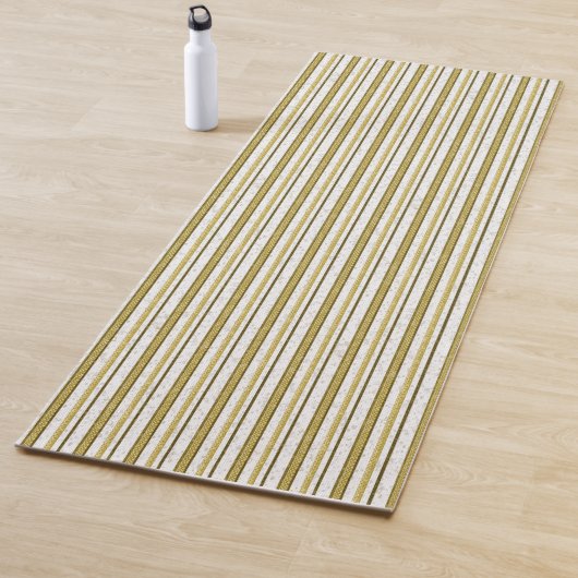 Tapis De Yoga Motif de dentelle blanche (En situation)