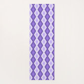 Tapis De Yoga Motif de diamant violet (Dos)