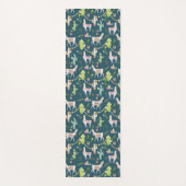 Tapis De Yoga Motif de drapeau de lama d'aquarelle (Devant)