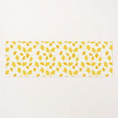 Tapis De Yoga Motif de feuilles de Ginkgo jaune (Devant (Horizontal))