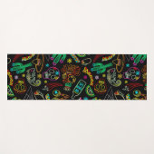 Tapis De Yoga Motif de Fiesta du Mexique (Devant (Horizontal))