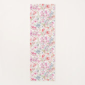 Tapis De Yoga Motif de fleurs d'aquarelle (Devant)