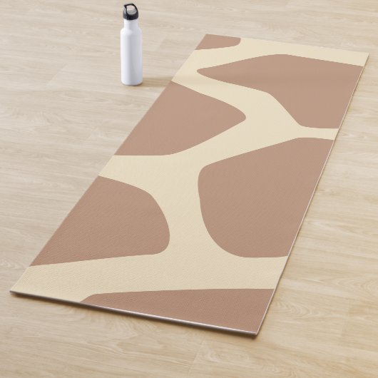Tapis De Yoga Motif de girafe moderne (En situation)