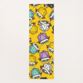 Tapis De Yoga Motif de jeu de dés D20 (Dos)