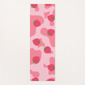 Tapis De Yoga motif de la vache à fraise kawaii (Devant)