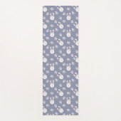 Tapis De Yoga Motif de lamas et de fleurs (Devant)