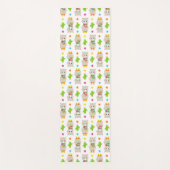 Tapis De Yoga Motif De Llamas, Cute Llamas, Alpacas, Cactus (Devant)