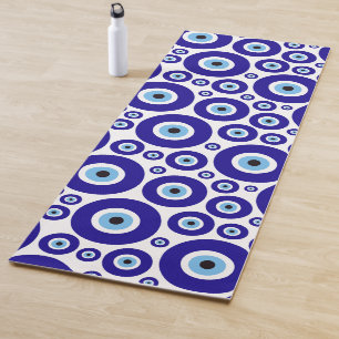 Tapis De Yoga Motif de l'œil maléfique, Œil grec, Œil turc, Naza