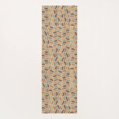 Tapis De Yoga Motif de maillage ondulé (Dos)