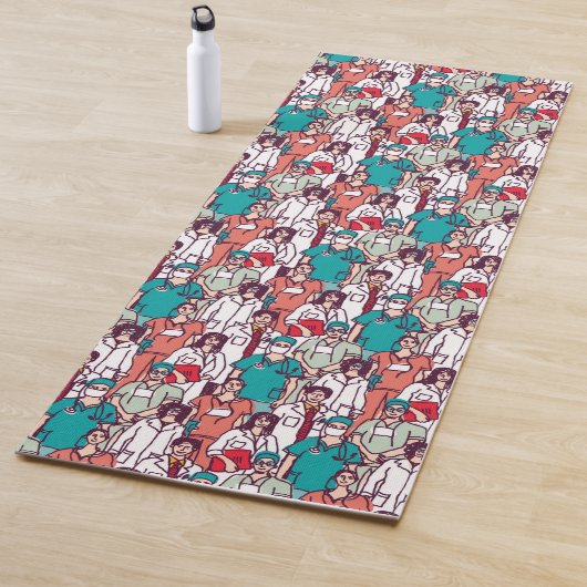 Tapis De Yoga Motif de médecin et de chirurgien (En situation)