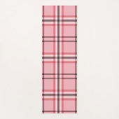 Tapis De Yoga Motif de mode rose et gris chic (Devant)