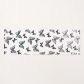 Tapis De Yoga Motif de papillon Iridescendant rêvé #1 #wall #art (Devant (Horizontal))