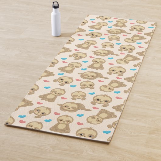Tapis De Yoga Motif De Parfums, Mignons Parfums, Coeurs (En situation)
