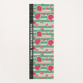 Tapis De Yoga Motif de pastèque (Devant)