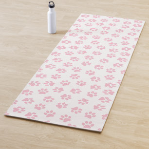 Tapis De Yoga Motif De Pâtes, Poches De Chien, Bébés Pailles Ros