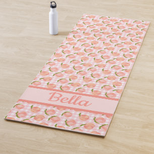 Tapis De Yoga Motif de pêche d'été doux