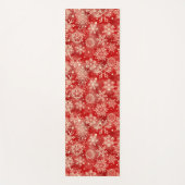 Tapis De Yoga Motif de snowflakes (Devant)