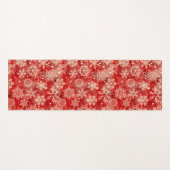 Tapis De Yoga Motif de snowflakes (Devant (Horizontal))