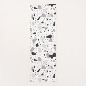 Tapis De Yoga Motif de Terrazzo monochromatique (Devant)