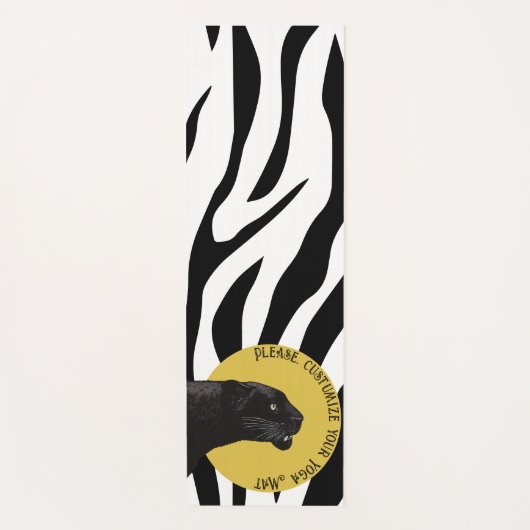 Tapis De Yoga Motif de tigre dans Vector (Devant)