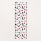 Tapis De Yoga Motif de vernis à ongles d'aquarelle (Devant)