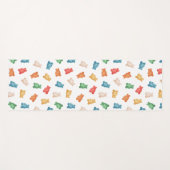 Tapis De Yoga Motif des ours de gomme (Devant (Horizontal))