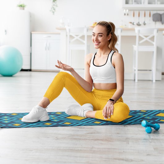 Tapis De Yoga Motif Diamond