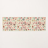 Tapis De Yoga Motif Doodle Hearts (Dos (Horizontal))