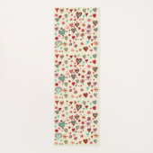 Tapis De Yoga Motif Doodle Hearts (Dos)