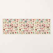 Tapis De Yoga Motif Doodle Hearts (Devant (Horizontal))