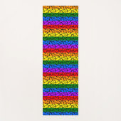 Tapis De Yoga Motif du coeur arc-en-ciel (Devant)