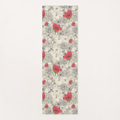 Tapis De Yoga Motif du jardin de fleurs de pavot (Devant)