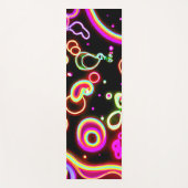 Tapis De Yoga Motif dynamique Neon Glow (Devant)