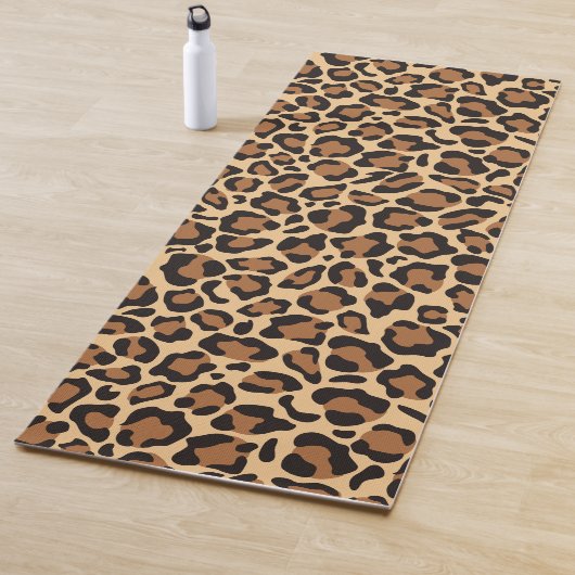 Tapis De Yoga Motif Empreinte de léopard Stylista (En situation)