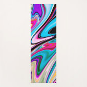 Tapis De Yoga Motif en marbre Abstrait (Devant)