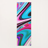 Tapis De Yoga Motif en marbre Abstrait (Dos)