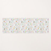 Tapis De Yoga Motif en pastel mignon de lama (Devant (Horizontal))