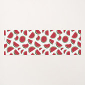 Tapis De Yoga Motif Estival de Tranche de Pastèque (Dos (Horizontal))
