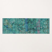 Tapis De Yoga Motif Ethno Abstrait - Folklore Art 2 (Devant (Horizontal))
