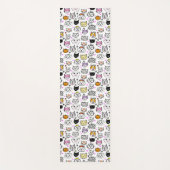 Tapis De Yoga Motif face chats Whimsical (Devant)