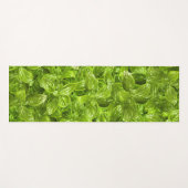 Tapis De Yoga Motif Feuille Basil (Devant (Horizontal))