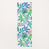 Tapis De Yoga Motif feuille de la jungle tropicale (Devant)