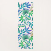 Tapis De Yoga Motif feuille de la jungle tropicale (Dos)