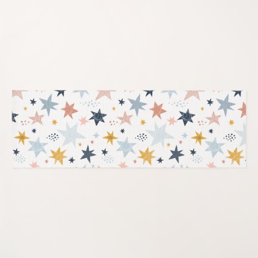 Tapis De Yoga Motif Fun Star (Devant (Horizontal))
