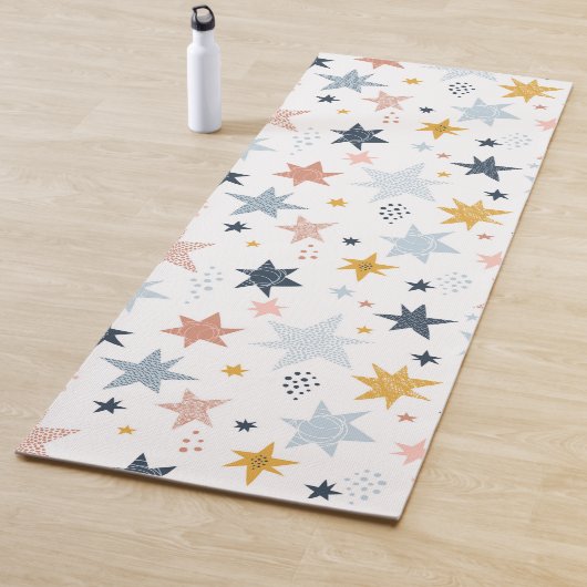 Tapis De Yoga Motif Fun Star (En situation)